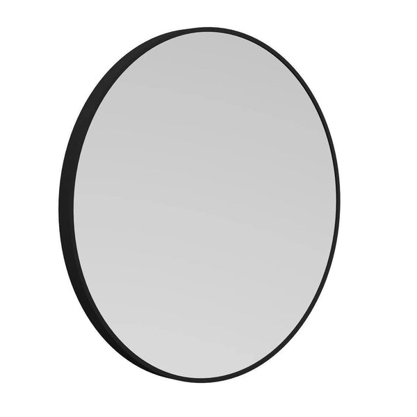 Levigne Metal Black Wall Mirror Wall Mirrors LOOMLAN By Bassett Mirror