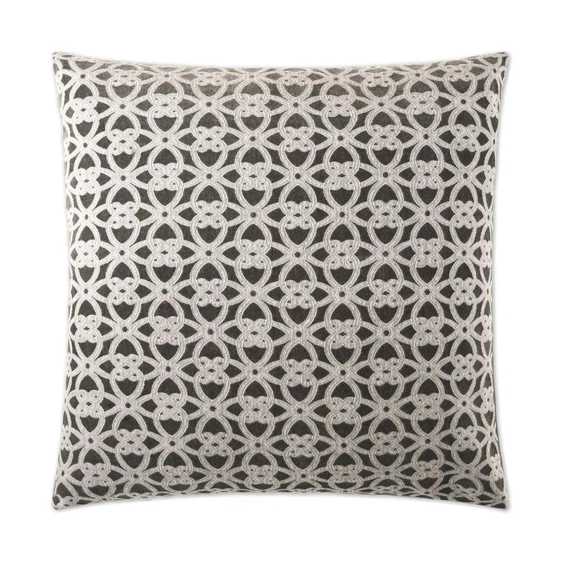 Liam Taupe Throw Pillow With Insert Throw Pillows LOOMLAN By D.V. Kap