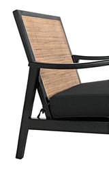 Lichtenstein Chair, Charcoal Black Accent Chairs LOOMLAN By Noir