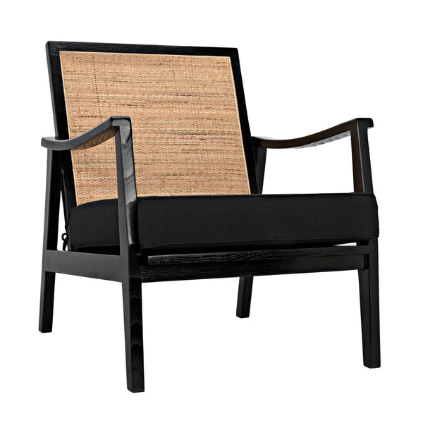 Lichtenstein Chair, Charcoal Black Accent Chairs LOOMLAN By Noir