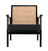 Lichtenstein Chair, Charcoal Black Accent Chairs LOOMLAN By Noir