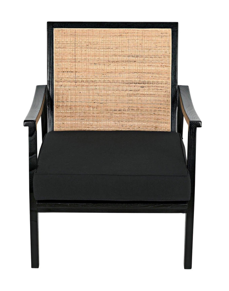 Lichtenstein Chair, Charcoal Black Accent Chairs LOOMLAN By Noir