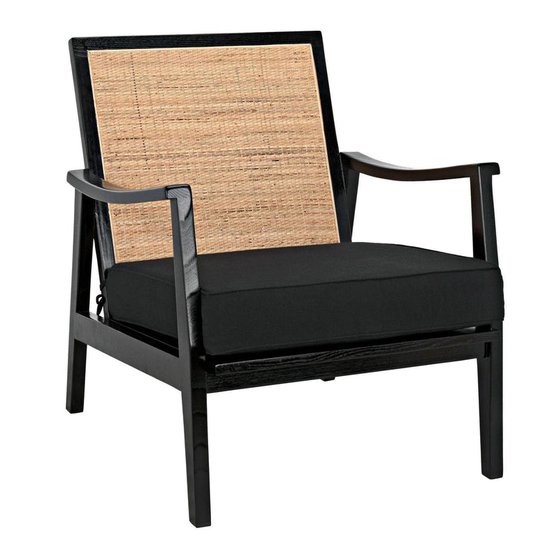 Lichtenstein Chair, Charcoal Black Accent Chairs LOOMLAN By Noir