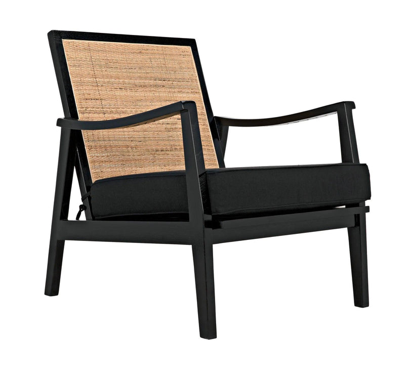 Lichtenstein Chair, Charcoal Black Accent Chairs LOOMLAN By Noir