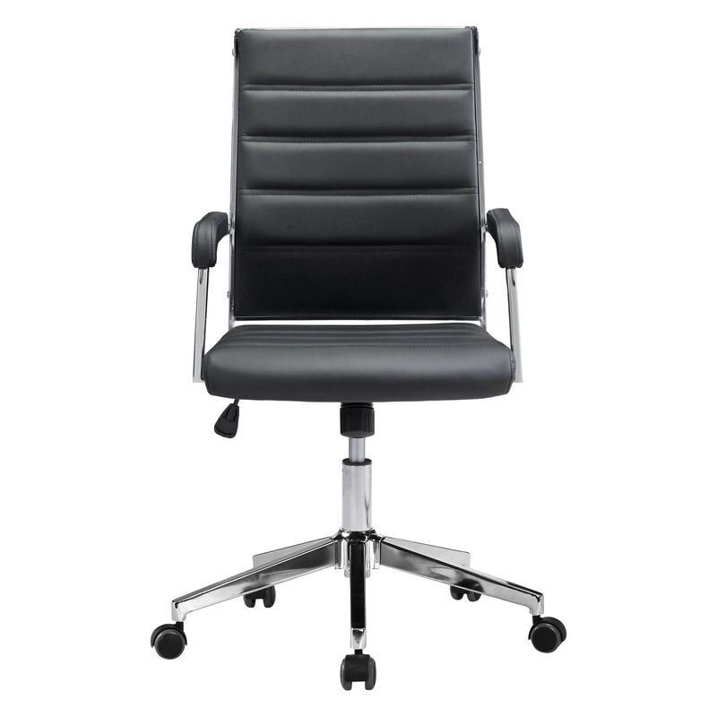 Liderato Office Chair Black Office Chairs LOOMLAN By Zuo Modern