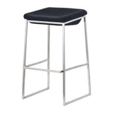 Lids Barstool (Set of 2) Dark Gray Bar Stools LOOMLAN By Zuo Modern