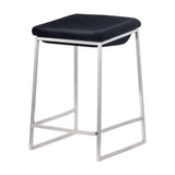 Lids Counter Stool (Set of 2) Dark Gray Counter Stools LOOMLAN By Zuo Modern