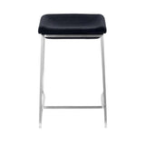 Lids Counter Stool (Set of 2) Dark Gray Counter Stools LOOMLAN By Zuo Modern