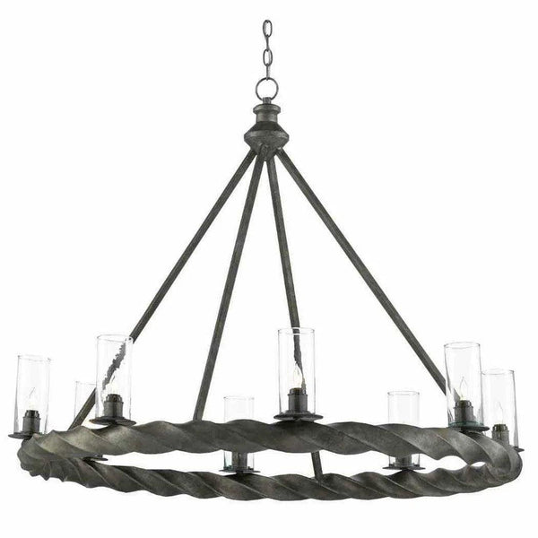 Light Mole Orson Chandelier Chandeliers LOOMLAN By Currey & Co