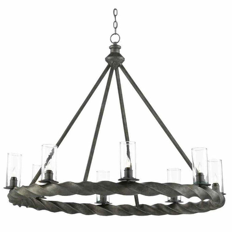 Light Mole Orson Chandelier Chandeliers LOOMLAN By Currey & Co