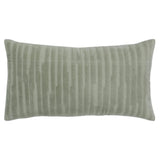 Lila Embroidered Stripes Long Lumbar Pillow Cover With Insert Throw Pillows LOOMLAN By LOOMLAN