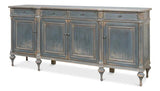 Lilac Sideboard Blue Buffet for Dining Room Sideboards LOOMLAN By Sarreid