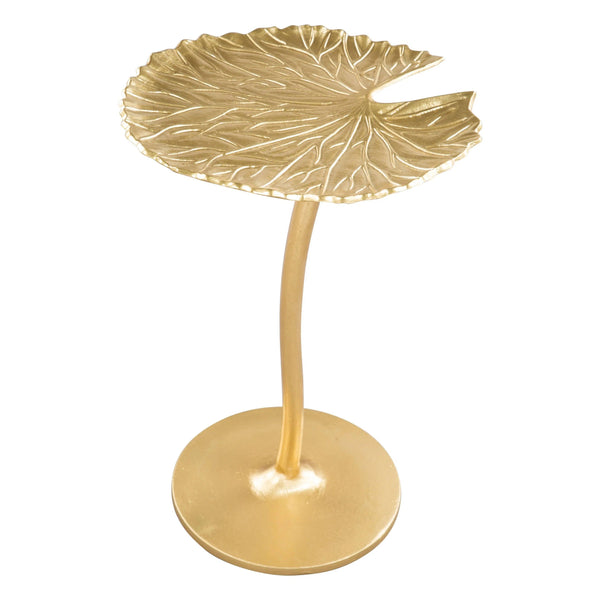 Lily Side Table Gold Side Tables LOOMLAN By Zuo Modern