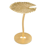 Lily Side Table Gold Side Tables LOOMLAN By Zuo Modern