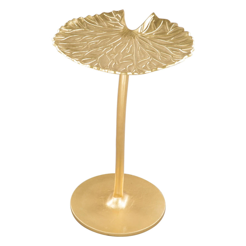 Lily Side Table Gold Side Tables LOOMLAN By Zuo Modern