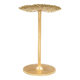 Lily Side Table Gold Side Tables LOOMLAN By Zuo Modern