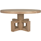 Lima Wood Round Dining Table Dining Tables LOOMLAN By Noir