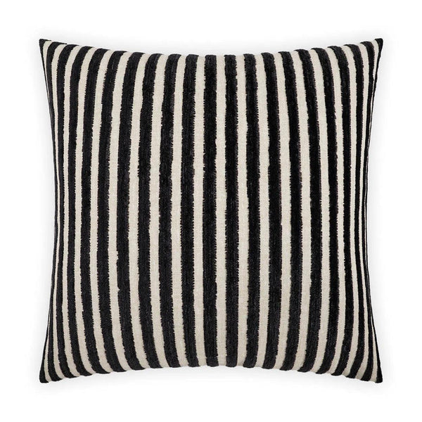 Limits Onyx Black Throw Pillow With Insert Throw Pillows LOOMLAN By D.V. Kap