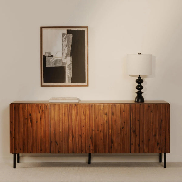 Lincoln Wood Brown Sideboard Sideboards LOOMLAN By Moe's Home