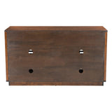 Linea Credenza Walnut Sideboards LOOMLAN By Zuo Modern