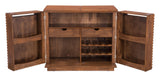 Linea Walnut Bar Cabinet Home Bar Cabinets LOOMLAN By Zuo Modern