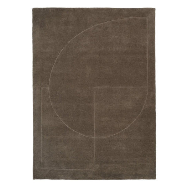 Lineal Poem Moss Wool Area Rug By Linie Design Area Rugs LOOMLAN By Linie Design