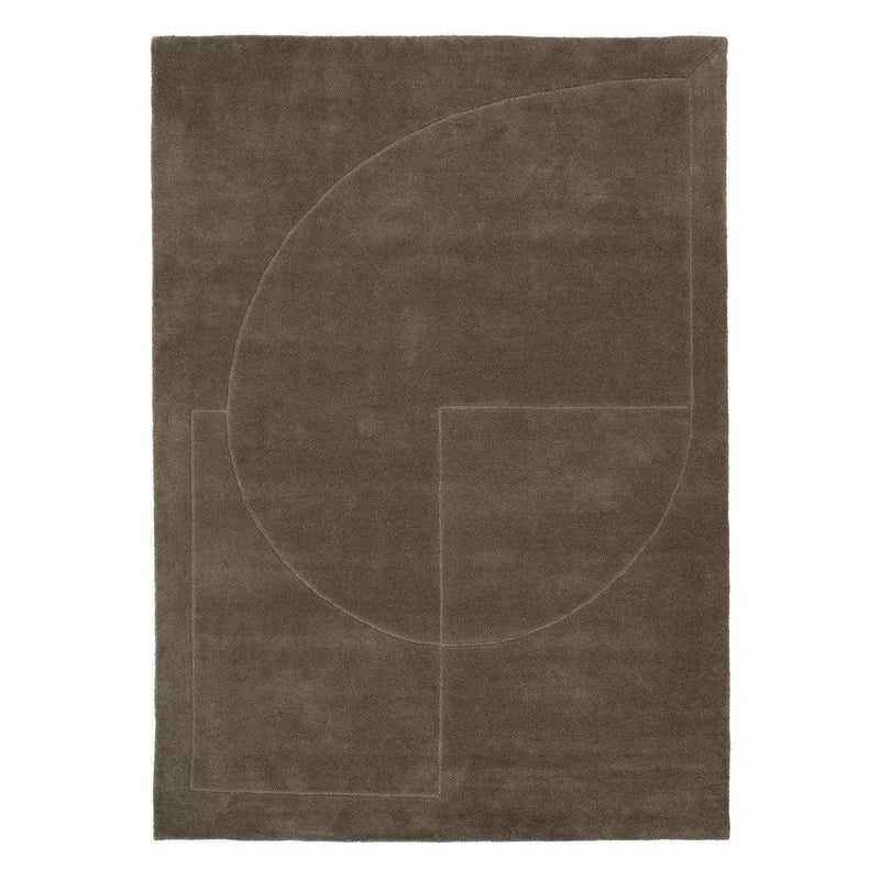 Lineal Poem Moss Wool Area Rug By Linie Design Area Rugs LOOMLAN By Linie Design