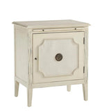 Linen & Beaded Front End Table Side Tables LOOMLAN By Furniture Classics