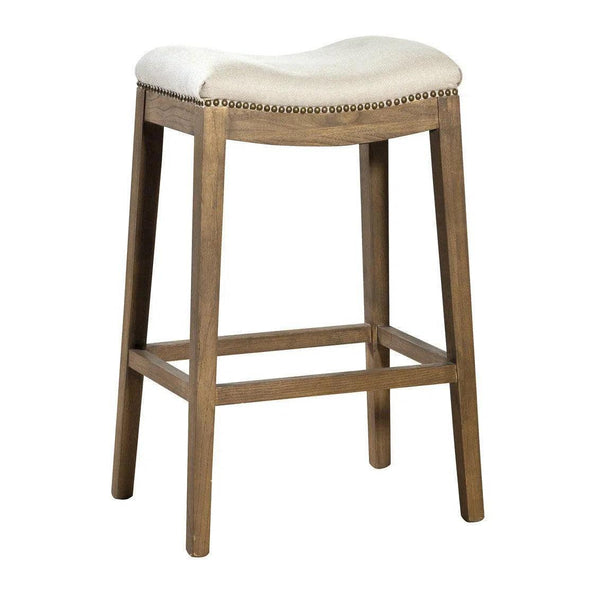 Linen Counter Stool Counter Stools LOOMLAN By Furniture Classics