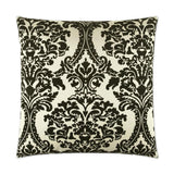 Linetta Black Throw Pillow With Insert Throw Pillows LOOMLAN By D.V. Kap