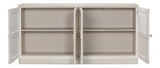 Lionisio Buffet 75" Stucco with Wood Doors Sideboards LOOMLAN By Sarreid