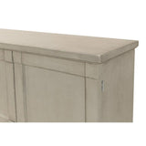 Lionisio Buffet 75" Wash Gray Wood Doors Sideboards LOOMLAN By Sarreid