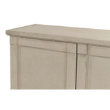 Lionisio Buffet 75" Wash Gray Wood Doors Sideboards LOOMLAN By Sarreid