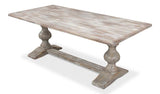 Lionisio Rectangle Trestle Dining Table Dining Tables LOOMLAN By Sarreid