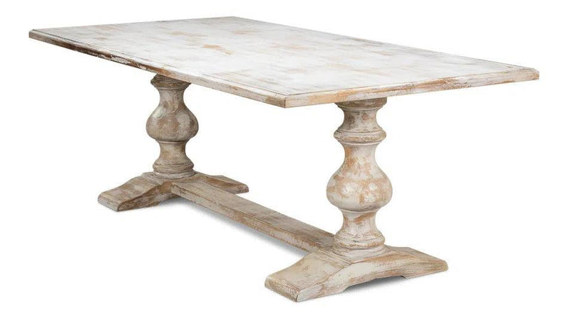 Lionisio Rectangle Trestle Dining Table Dining Tables LOOMLAN By Sarreid