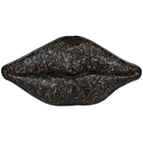 Lips Black Fiber Cement Sculpture Statues & Sculptures LOOMLAN By Noir