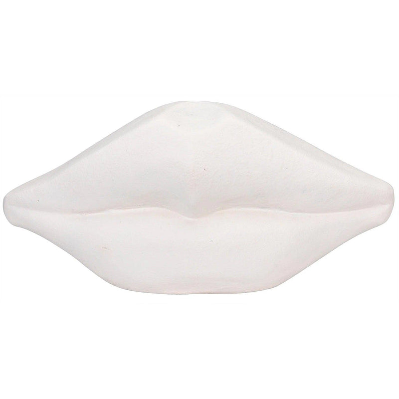 Lips White Fiber Cement White Sculpture Statues & Sculptures LOOMLAN By Noir