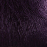 Llama Fur Plum Purple Throw Pillow With Insert Throw Pillows LOOMLAN By D.V. Kap