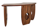 Lobster Desk, Walnut Curved Home Office Desk Home Office Desks LOOMLAN By Noir