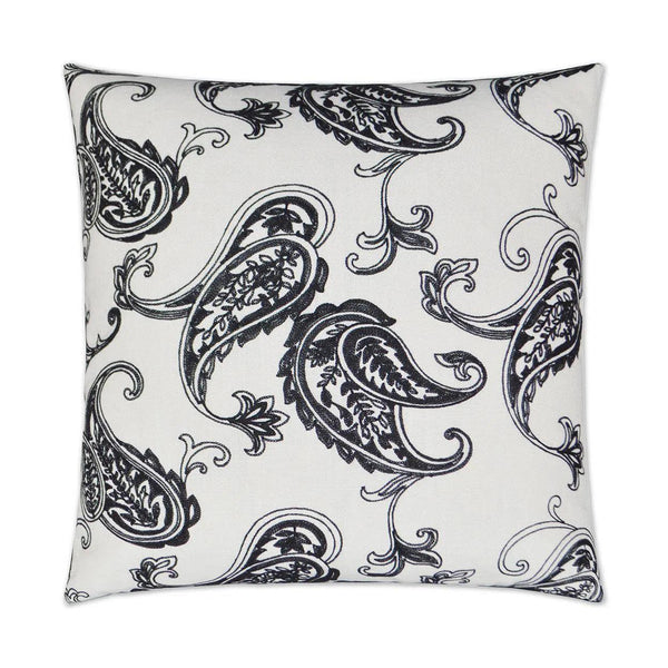 Lock Harbor Black Throw Pillow With Insert Throw Pillows LOOMLAN By D.V. Kap