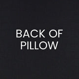 Lock Harbor Black Throw Pillow With Insert Throw Pillows LOOMLAN By D.V. Kap