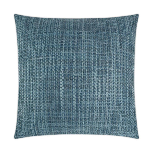 Lofty Blue Throw Pillow With Insert Throw Pillows LOOMLAN By D.V. Kap