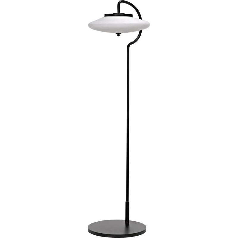 Lolibri Floor Lamp, Black Steel Floor Lamps LOOMLAN By Noir