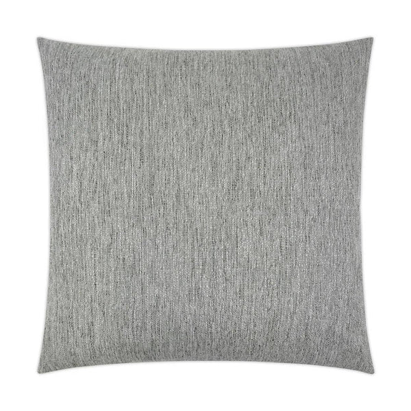 Lolly Ash Solid Grey Large Throw Pillow With Insert Throw Pillows LOOMLAN By D.V. Kap