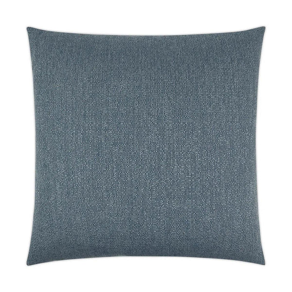 Lolly Baltic Solid Blue Large Throw Pillow With Insert Throw Pillows LOOMLAN By D.V. Kap