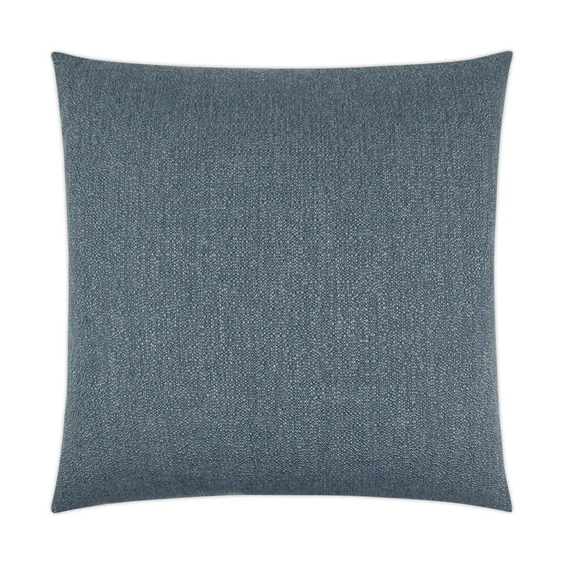 Lolly Baltic Solid Blue Large Throw Pillow With Insert Throw Pillows LOOMLAN By D.V. Kap