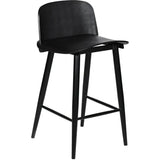 Looey Contemporary Black Counter Stool Counter Stools LOOMLAN By Moe's Home