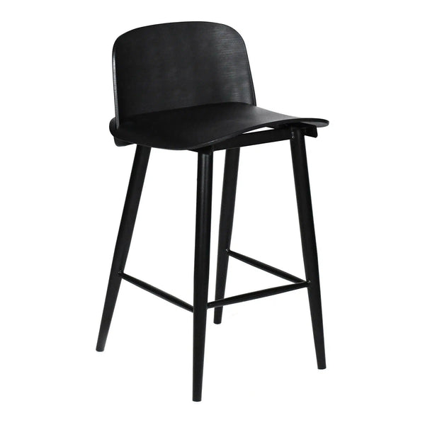 Looey Contemporary Black Counter Stool Counter Stools LOOMLAN By Moe's Home