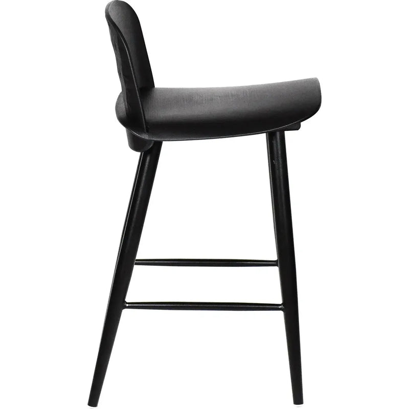 Looey Contemporary Black Counter Stool Counter Stools LOOMLAN By Moe's Home