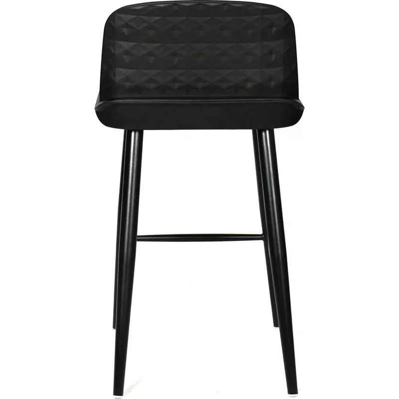 Looey Contemporary Black Counter Stool Counter Stools LOOMLAN By Moe's Home